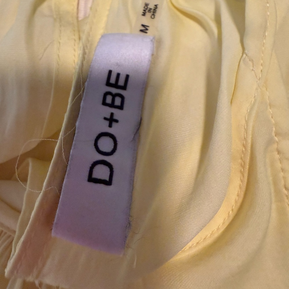 DO+BE Yellow Ruched Ruffled Halter Sundress - Picture 3 of 7